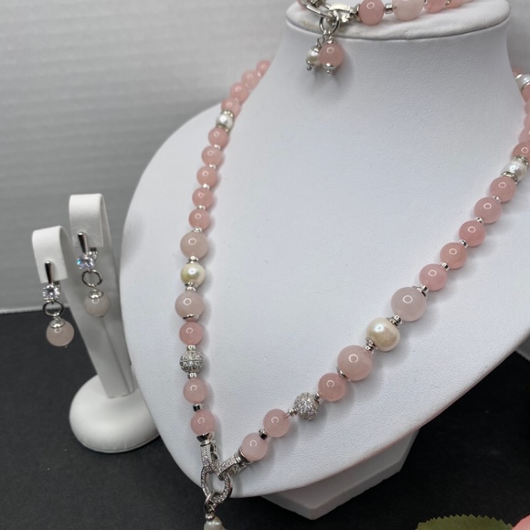 Natural gemstone jewellery set. - Picture 12 of 14